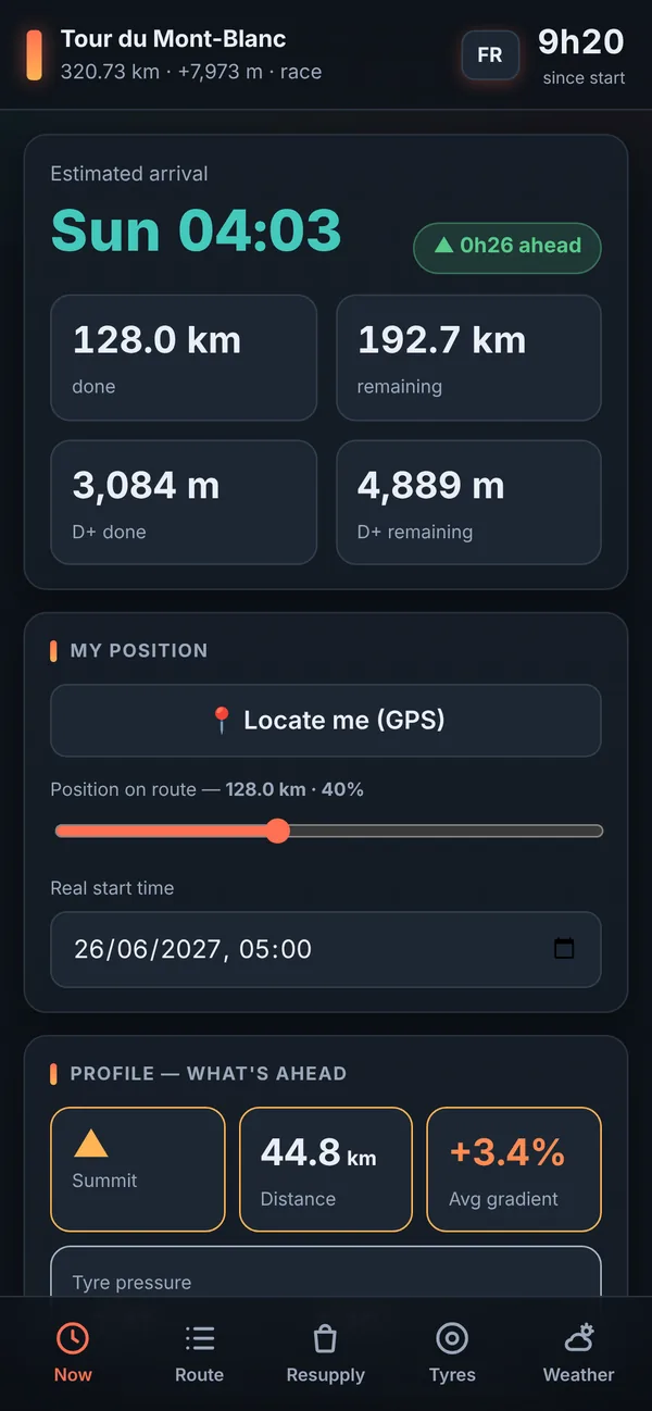 App — track